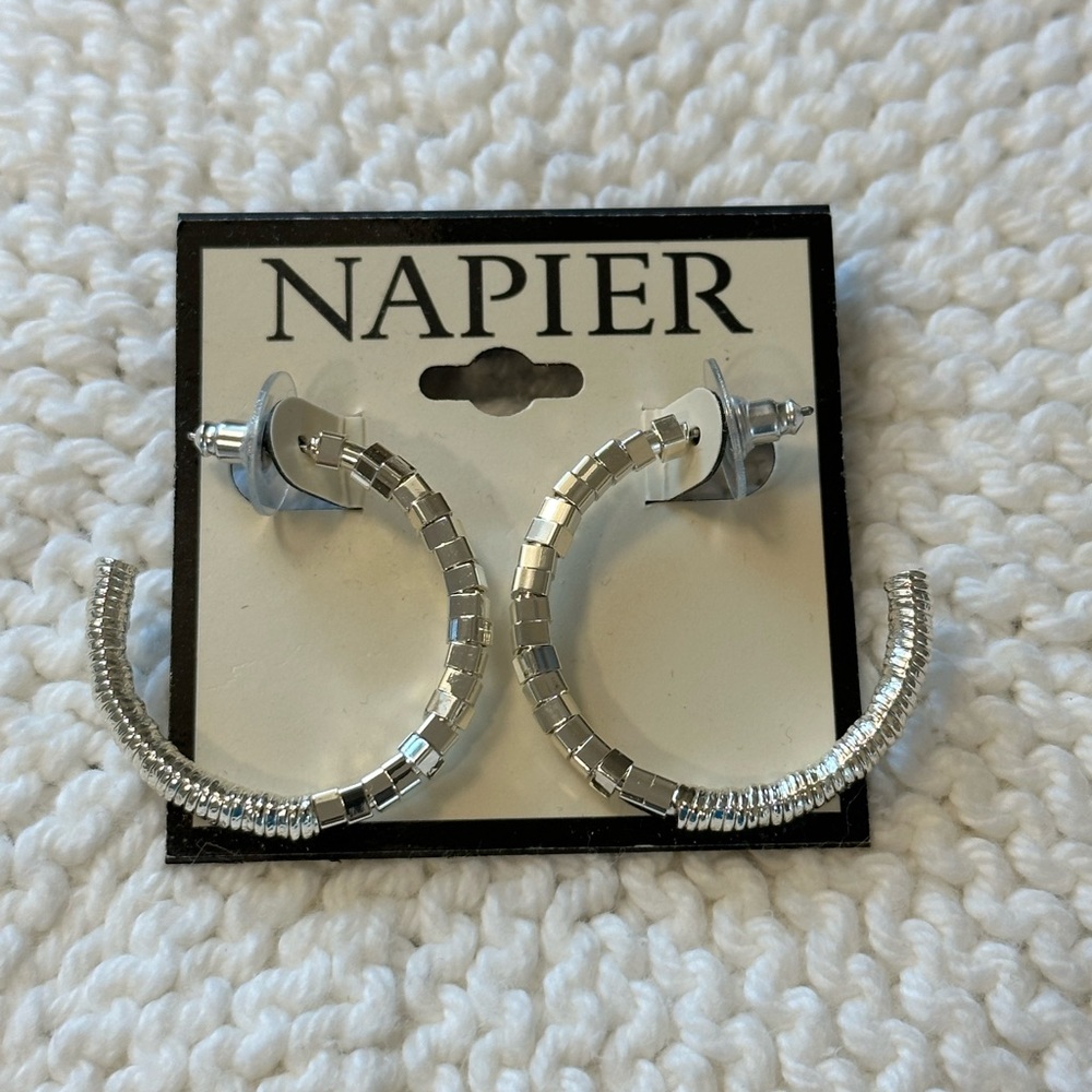 Napier hoop earrings